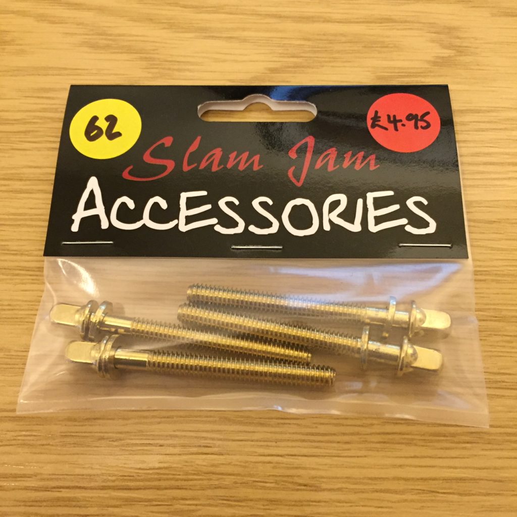 62mm Tension Bolts (4 Pack) Gold Finish Slam Jam Music