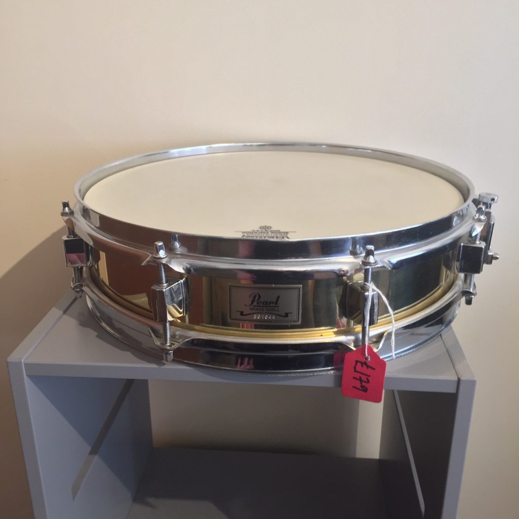 Pearl 13″ Brass Shell Piccolo Snare Drum Slam Jam Music